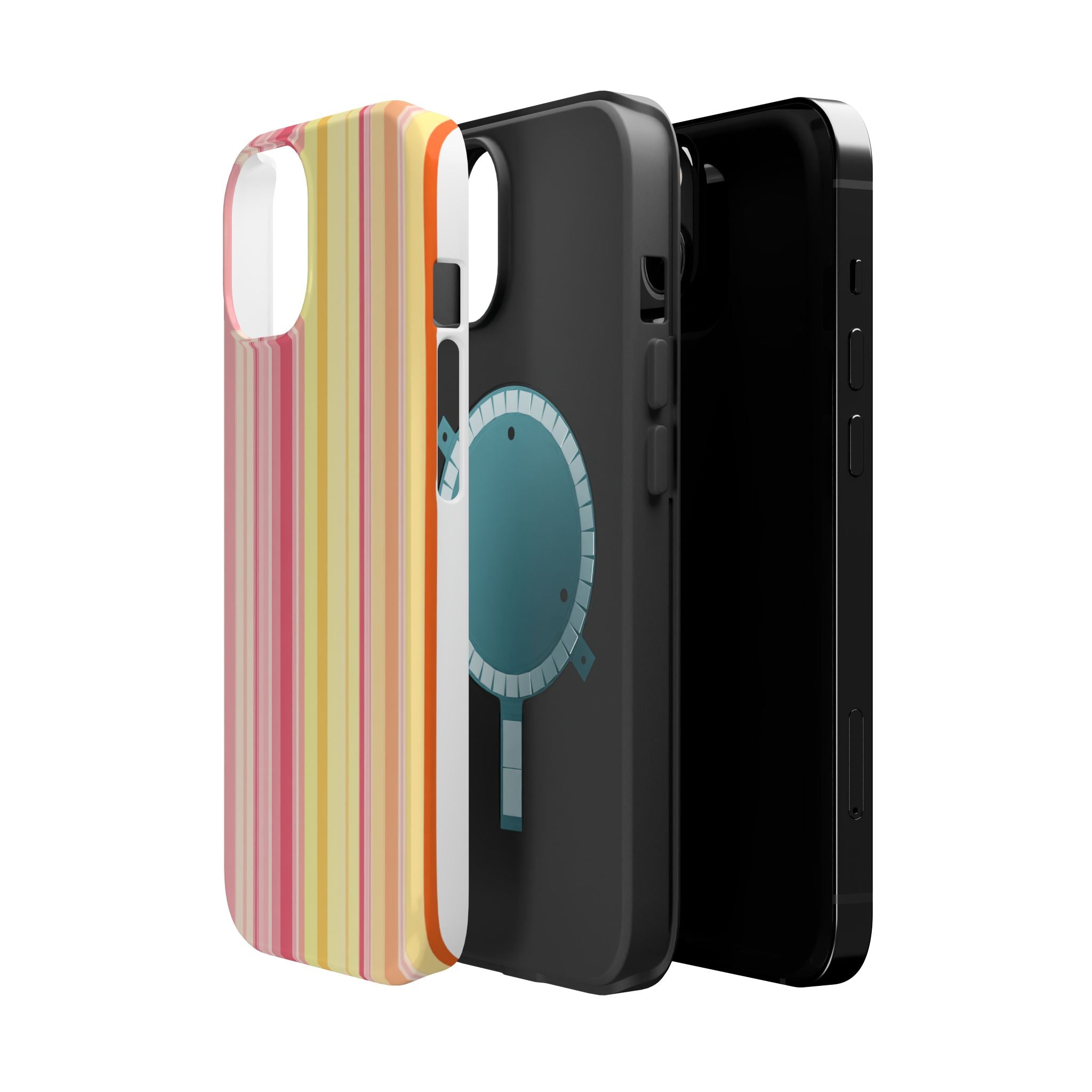 Striped Pastel Magnetic Impact Phone Case