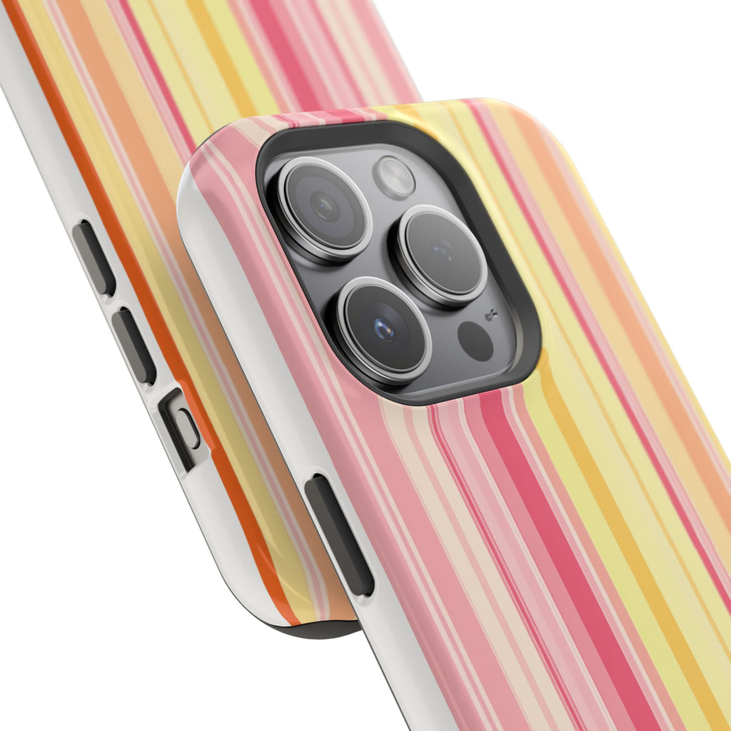 Striped Pastel Magnetic Impact Phone Case