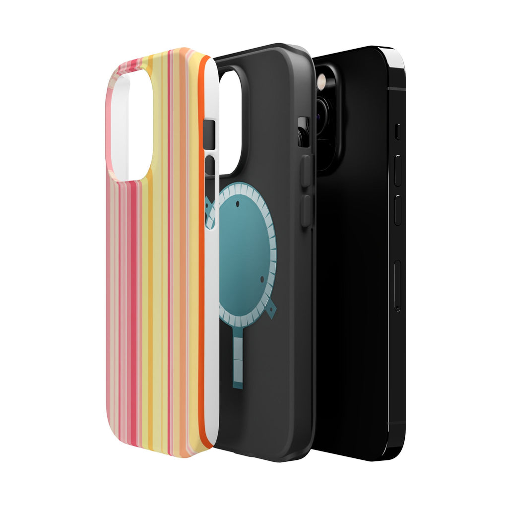 Striped Pastel Magnetic Impact Phone Case