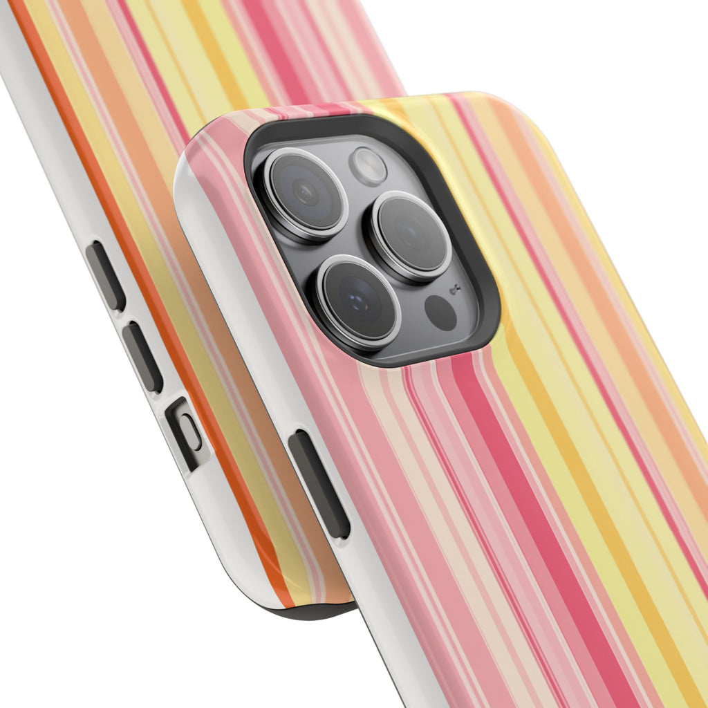 Striped Pastel Magnetic Impact Phone Case