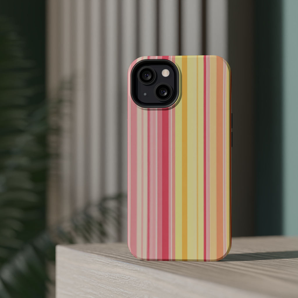 Striped Pastel Magnetic Impact Phone Case