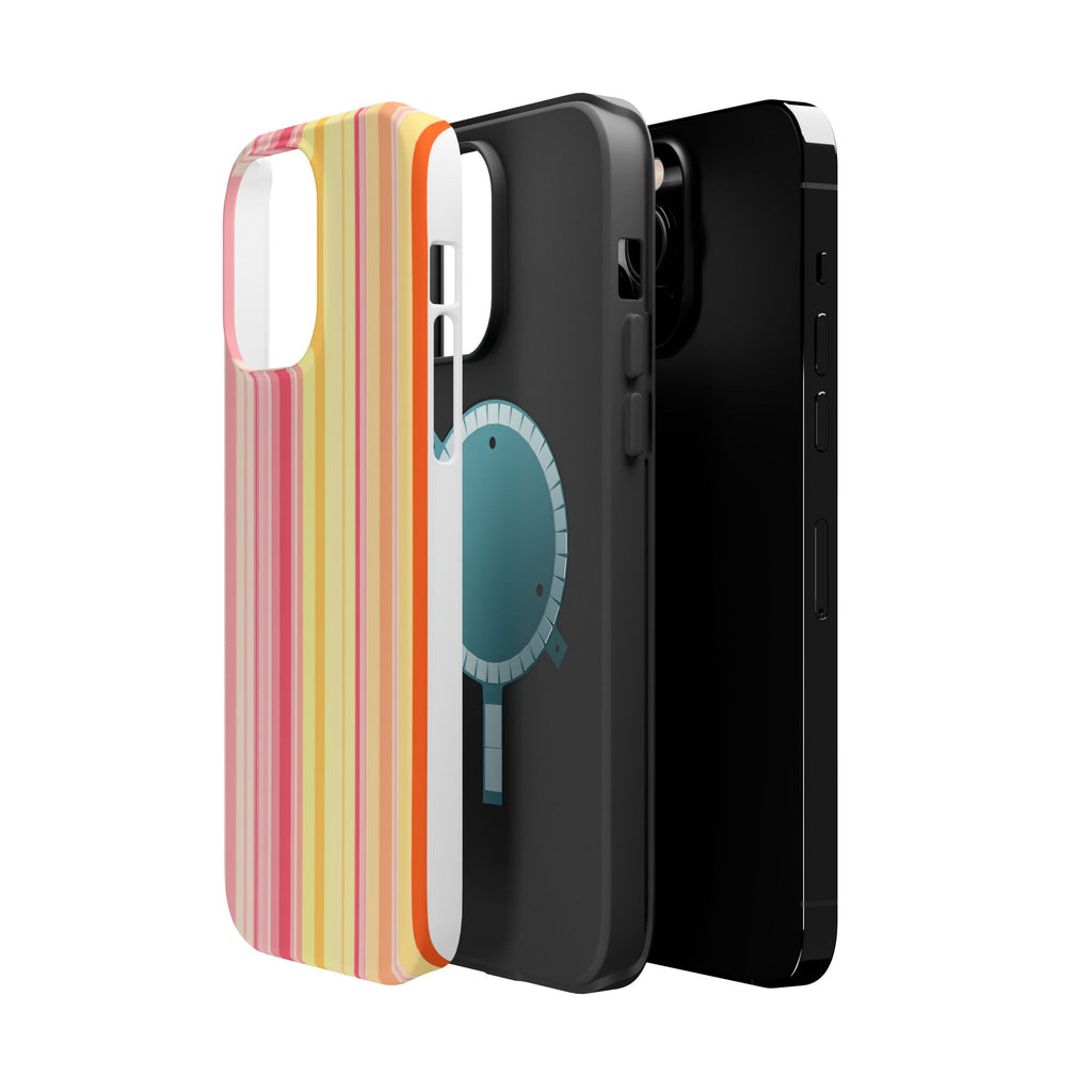 Striped Pastel Magnetic Impact Phone Case