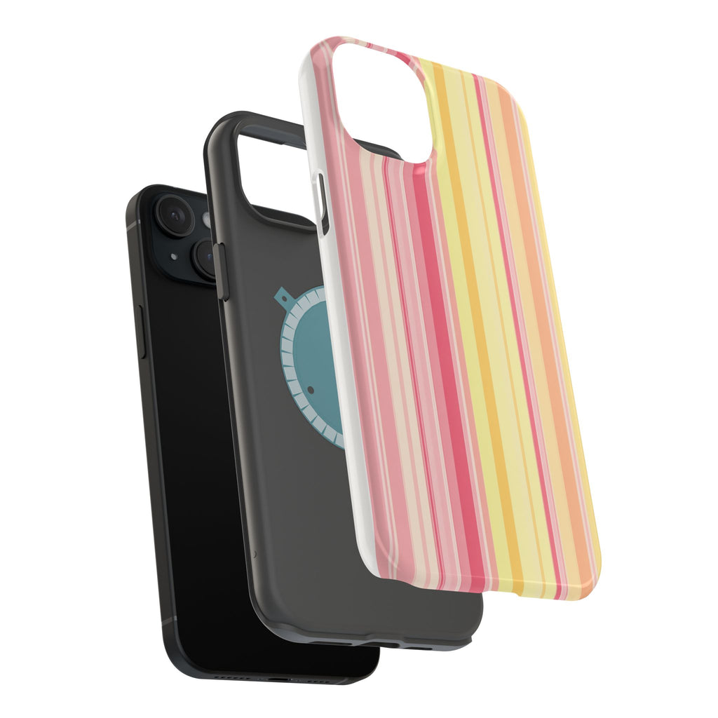 Striped Pastel Magnetic Impact Phone Case