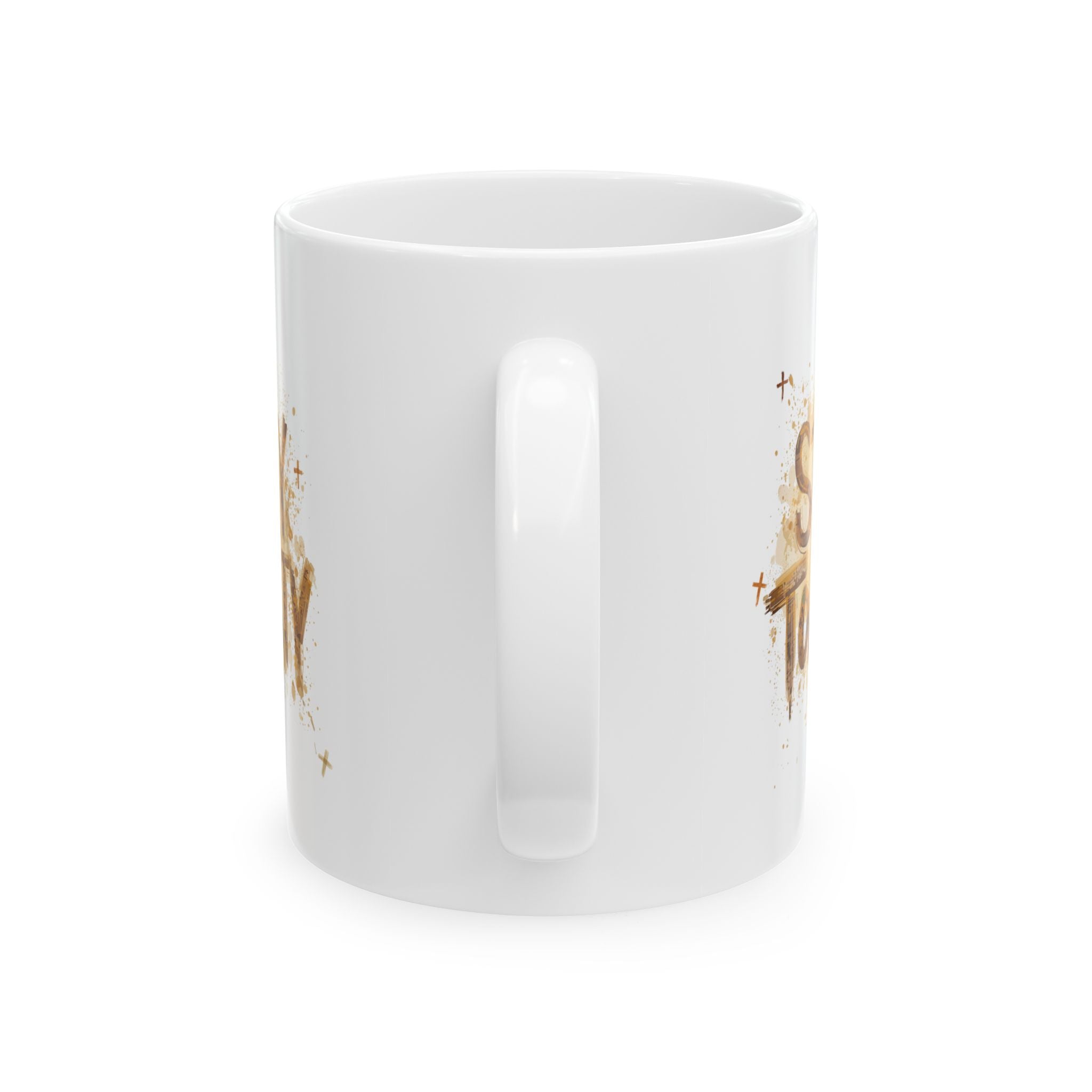 Inspirational 'Shine Today' Gold Script Ceramic Mug — 11oz & 15oz