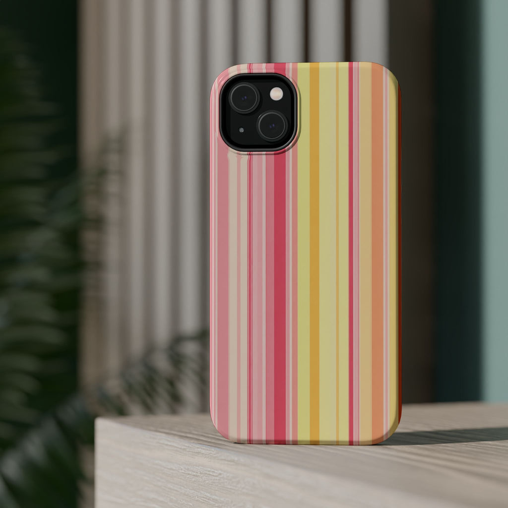 Striped Pastel Magnetic Impact Phone Case