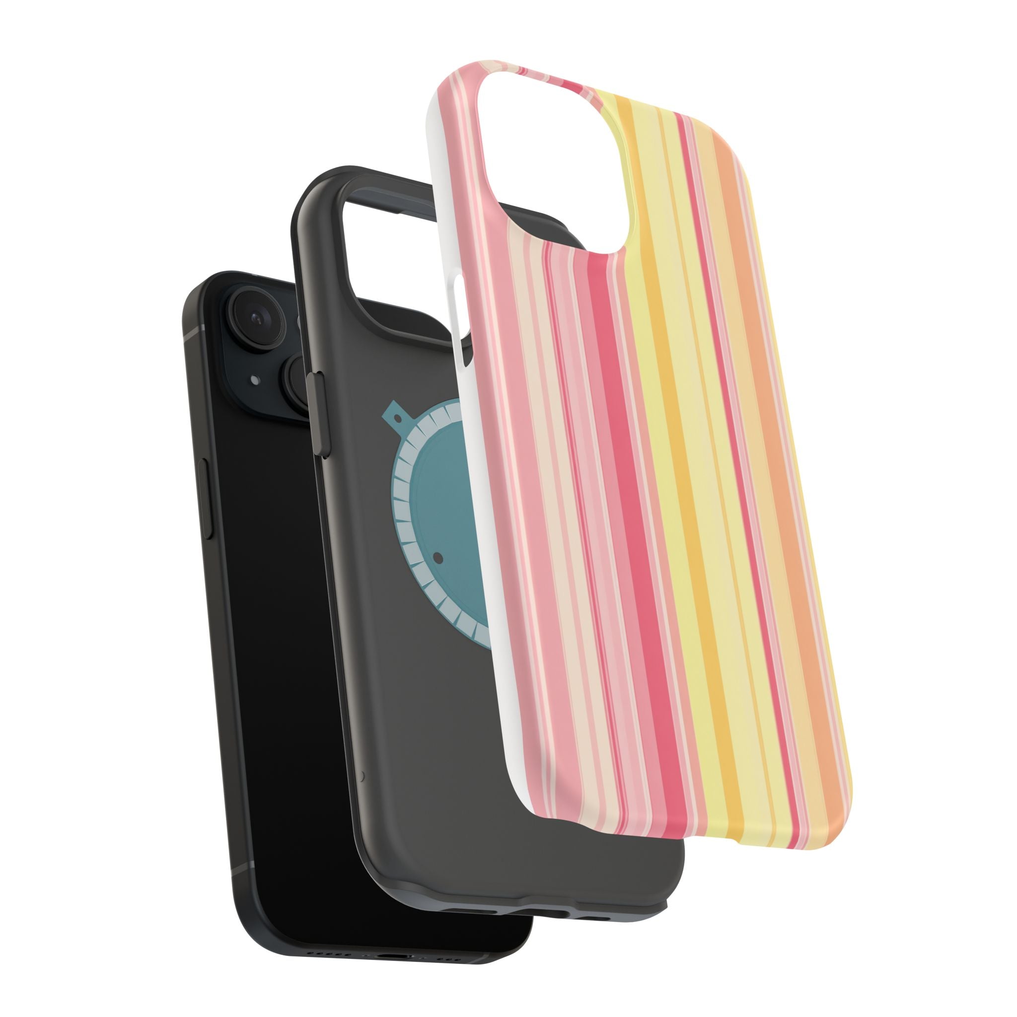 Striped Pastel Magnetic Impact Phone Case