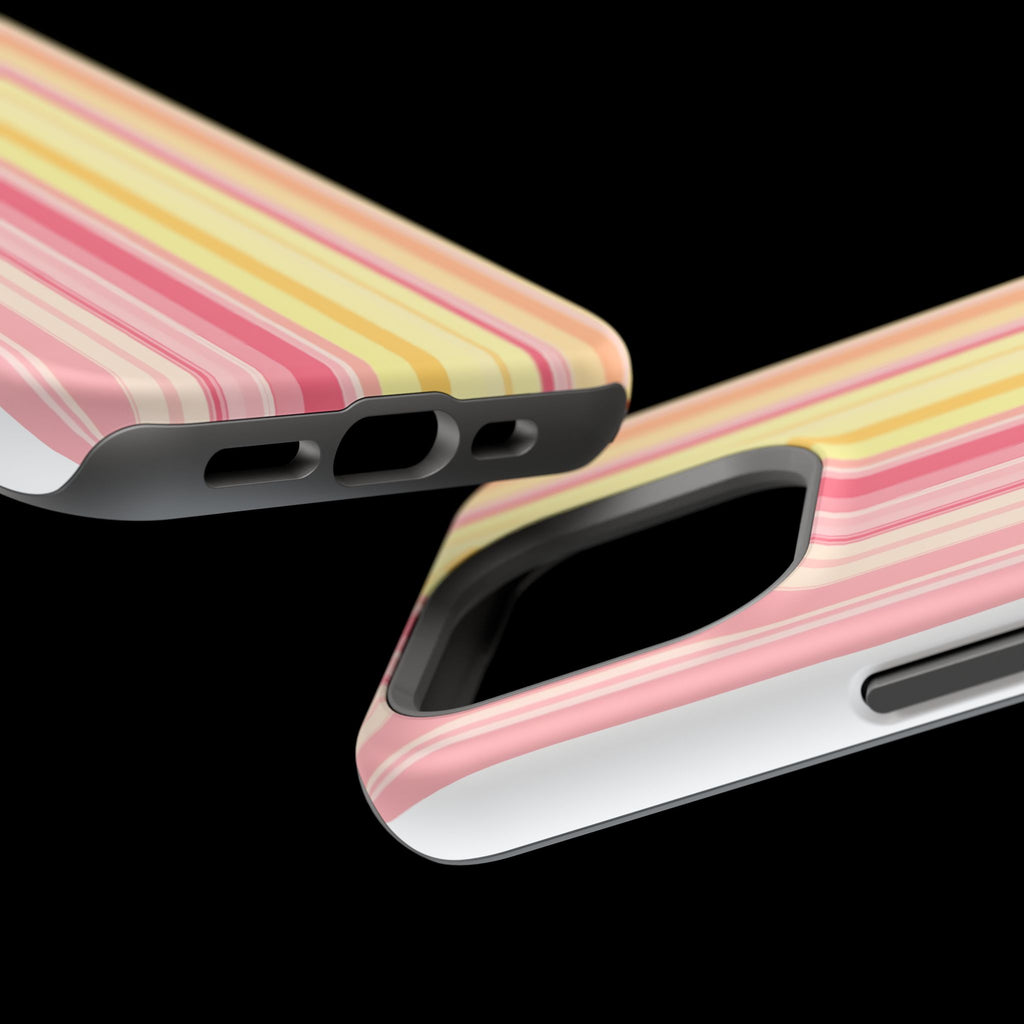 Striped Pastel Magnetic Impact Phone Case