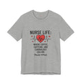 Nurse Life T‑Shirt — “Nurse Life: Where Coffee, Caffeine, and Cardiology Collide (Mostly Coffee)”