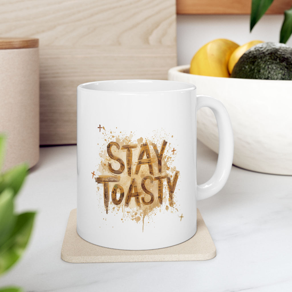 Inspirational 'Shine Today' Gold Script Ceramic Mug — 11oz & 15oz