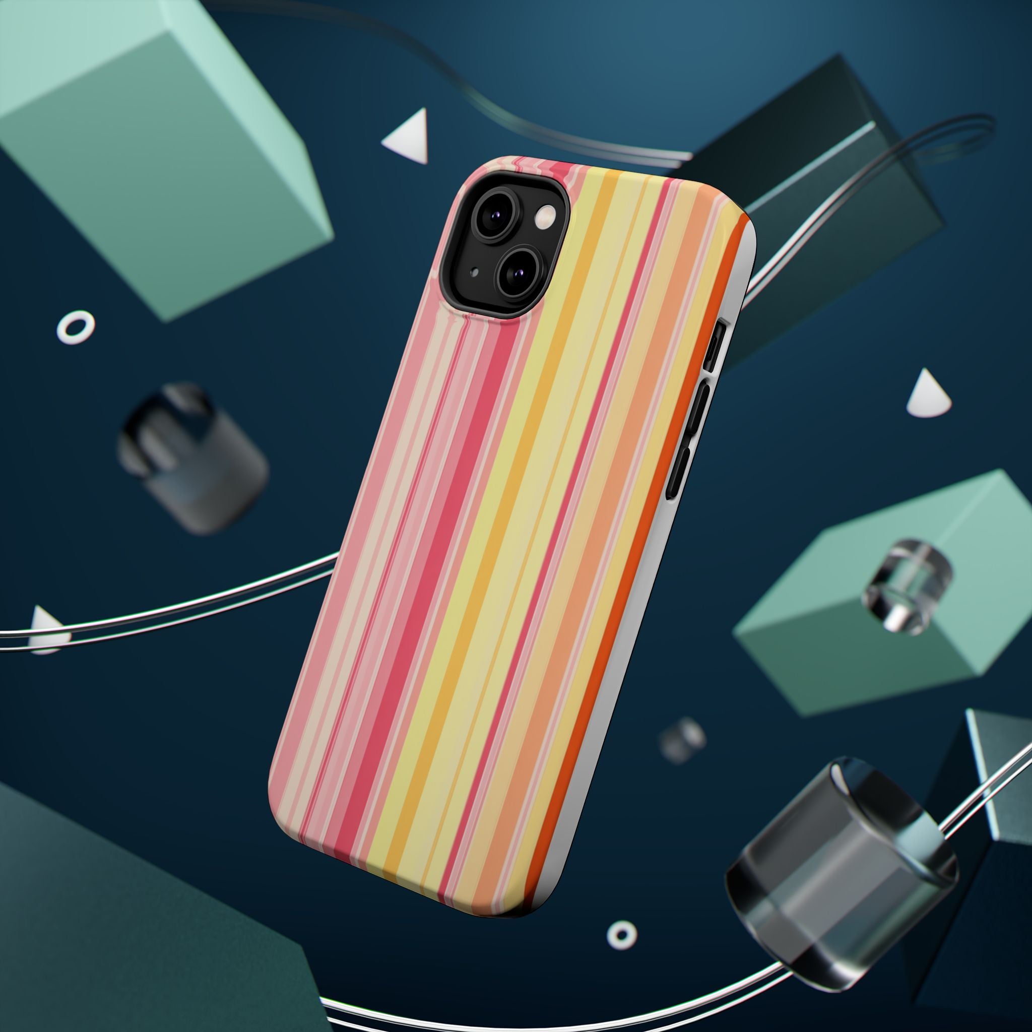Striped Pastel Magnetic Impact Phone Case
