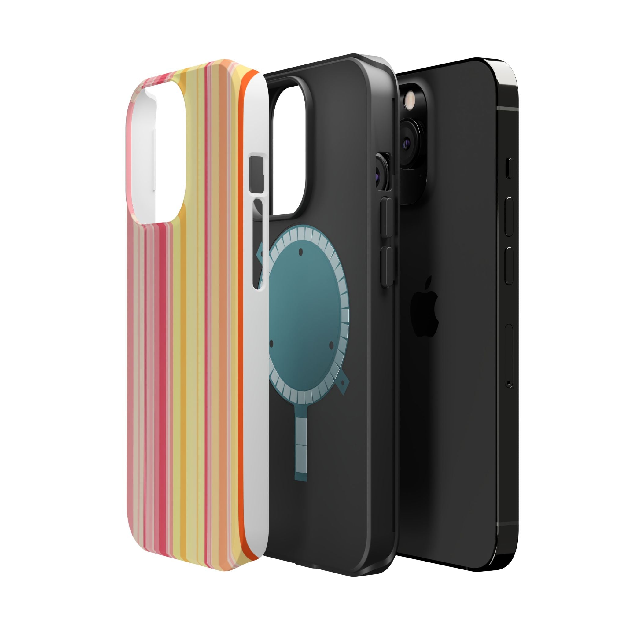 Striped Pastel Magnetic Impact Phone Case