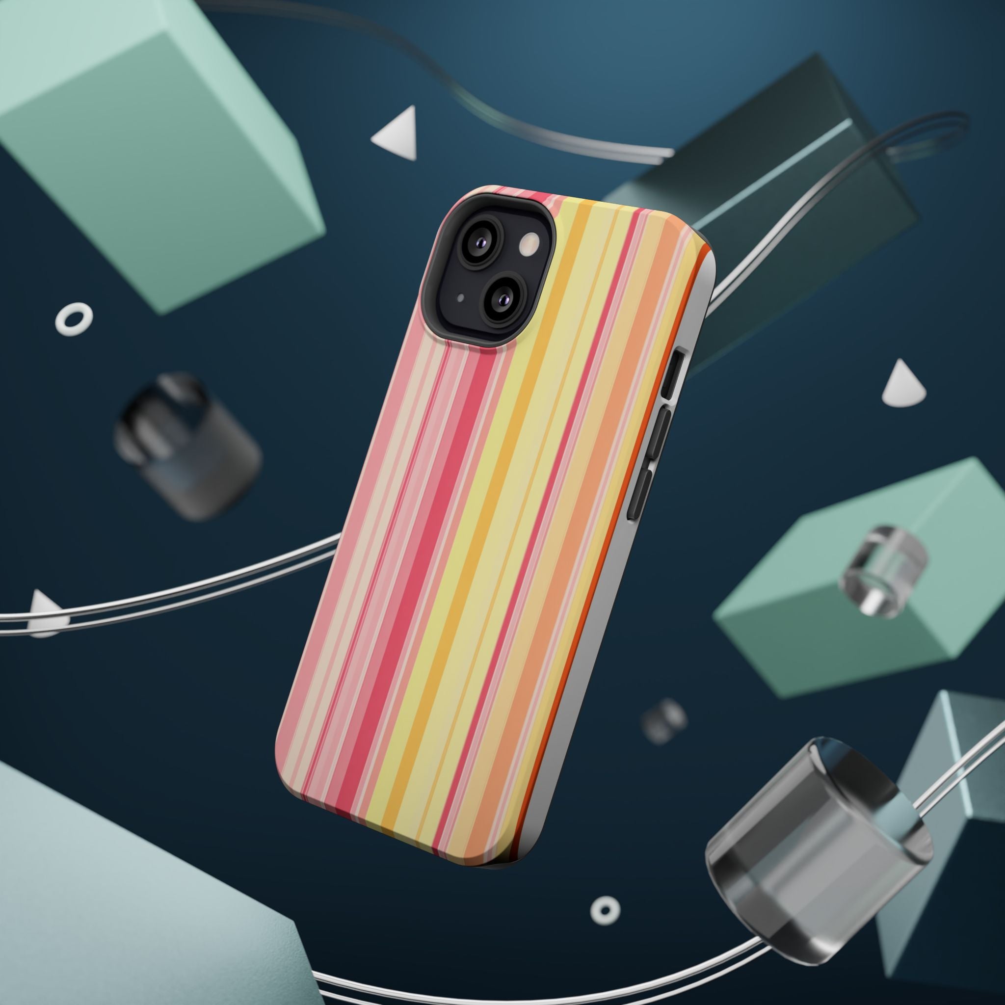 Striped Pastel Magnetic Impact Phone Case