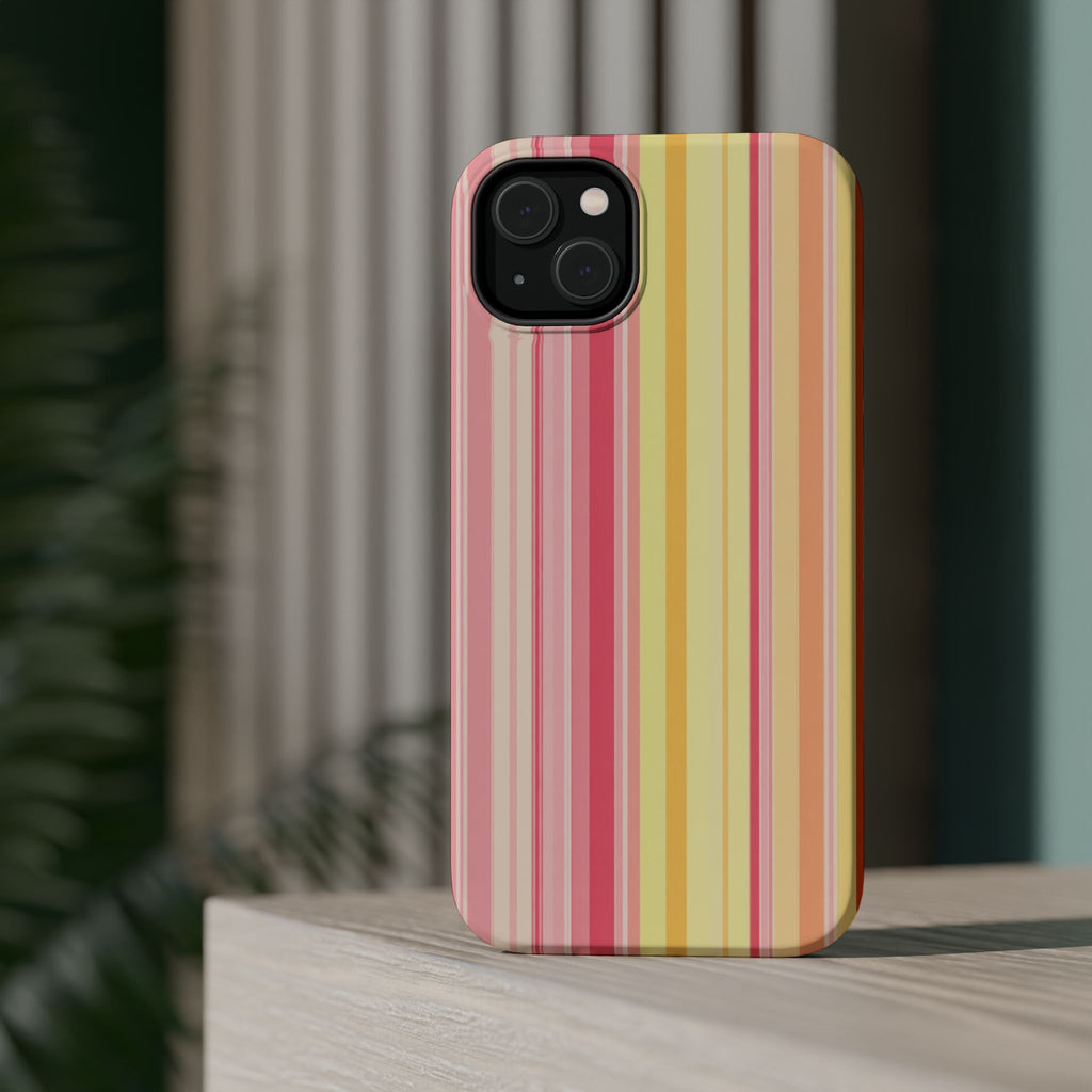 Striped Pastel Magnetic Impact Phone Case