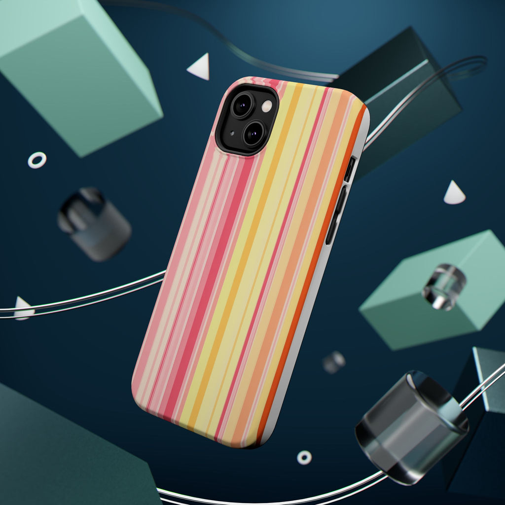 Striped Pastel Magnetic Impact Phone Case