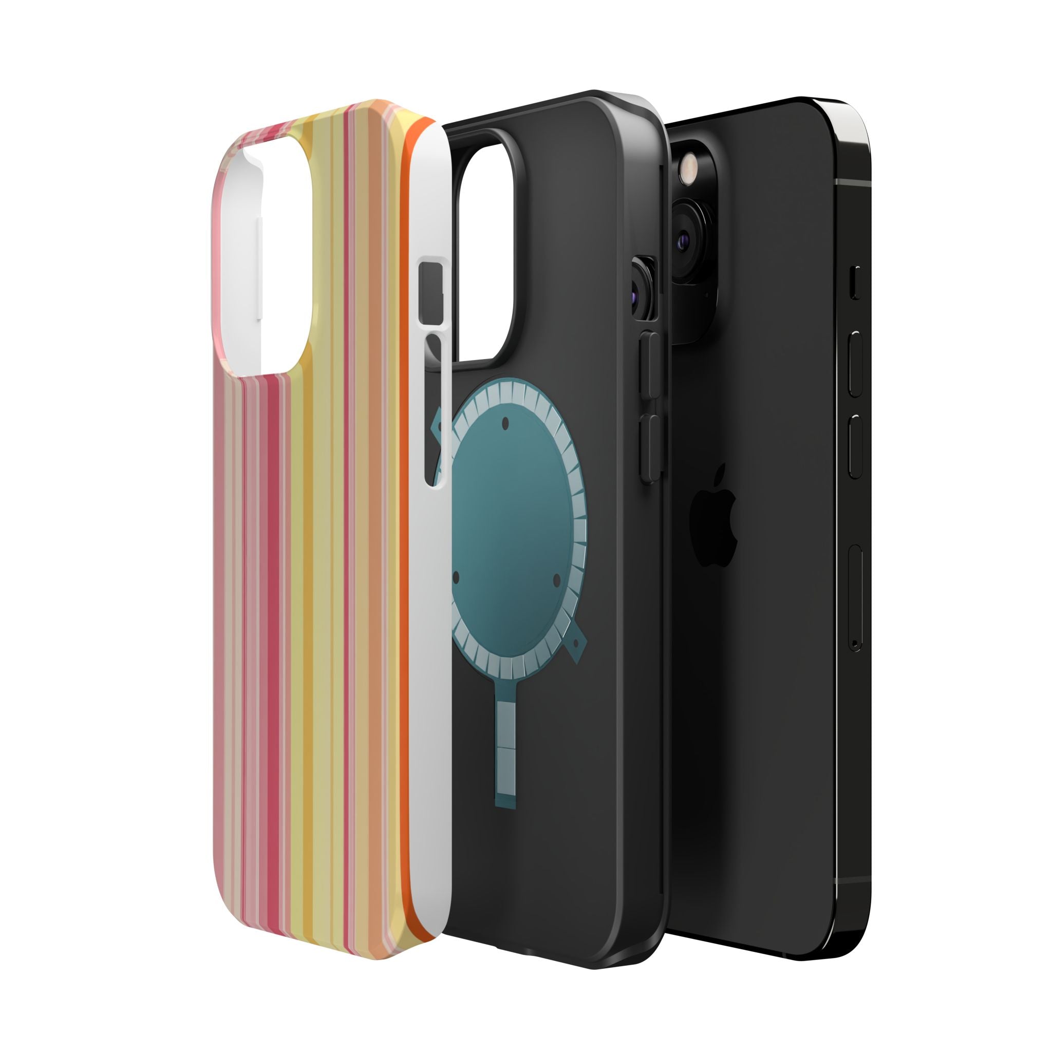 Striped Pastel Magnetic Impact Phone Case